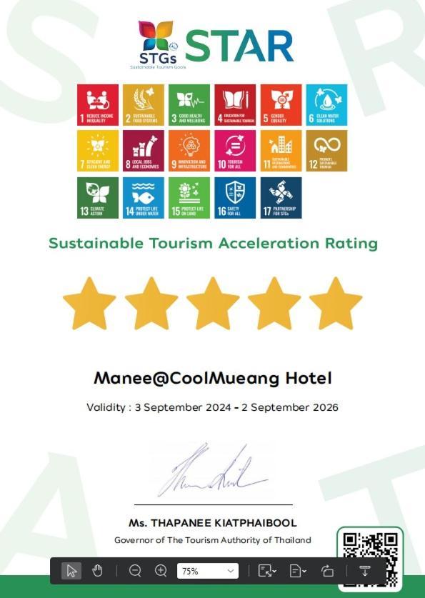Manee Cool Mueang Otel Chiang Mai Dış mekan fotoğraf